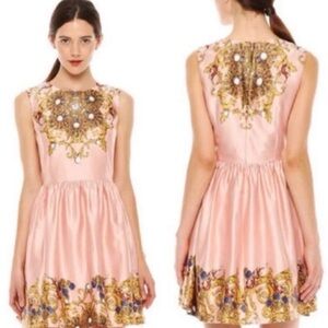 Elegant Pink Mini Dress